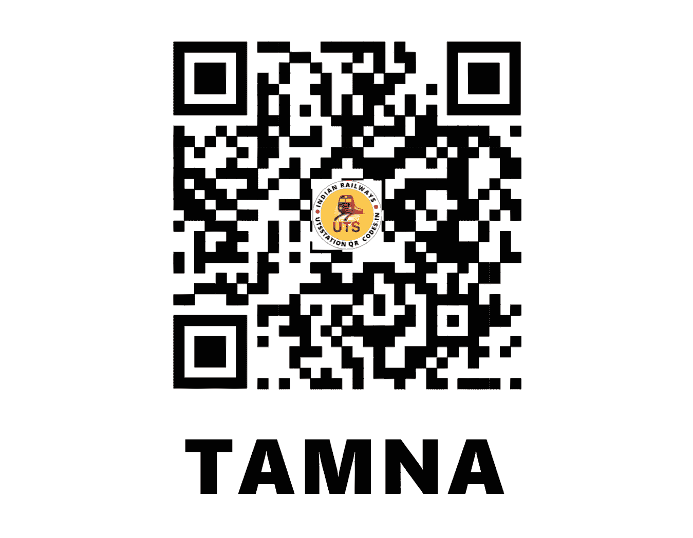 UTS QR Code for TAMNA - TAO (SE - WEST BENGAL)